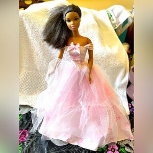 Barbie African-American, ballet doll with gorgeous vintage dress.